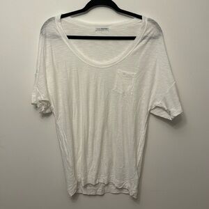 James Perse standard white pocket t size 2 (medium)